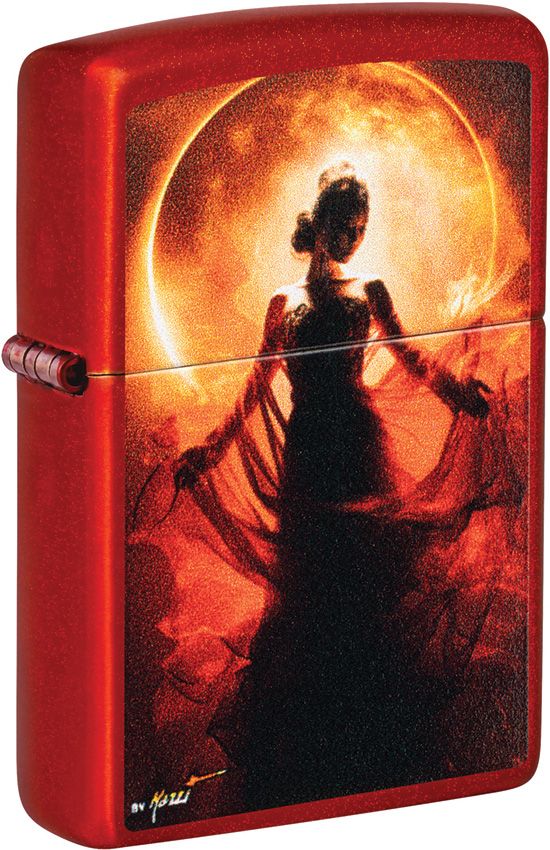 Zippo Mazzi Sun Metallic Red Lighter