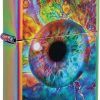 ZO76086 Zippo Spacey Eye Lighter Multi 0.5" x 2.25"