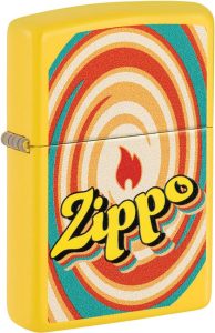 Zippo Swirls Lighter - Sunflower Design