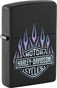 Zippo Harley Davidson Lighter - Black Matte