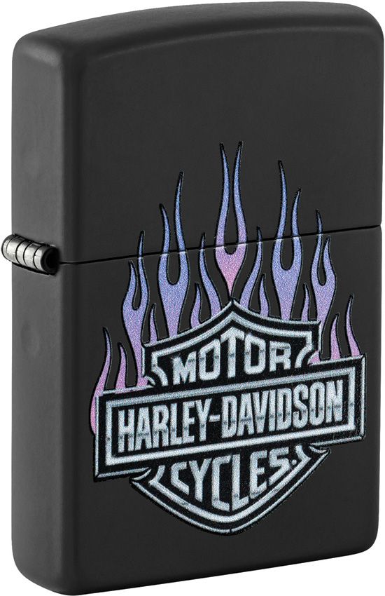 Zippo Harley Davidson Lighter - Black Matte