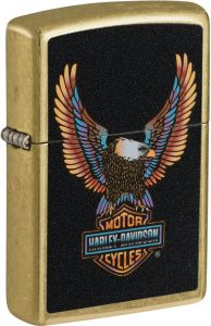 Zippo Harley Davidson Street Brass Lighter