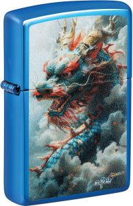 Zippo Mazzi Dragon High Polish Blue Lighter