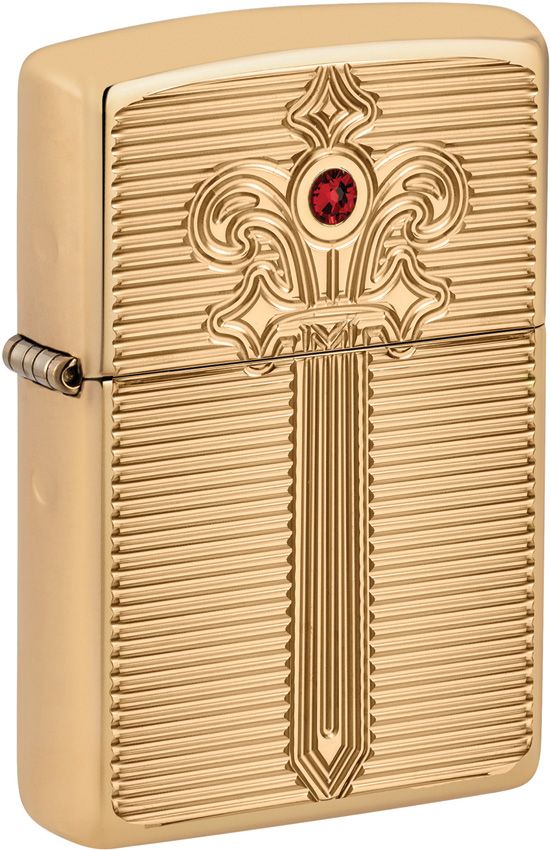 Zippo Royal Saber Lighter - High Polish Brass