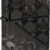 Zippo Skull Collage Armor High Polish Black Lighter