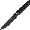 ZA-PAS Knives EHO Fixed Blade Black 3.25" 1.4116 Stainless