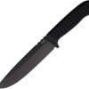 ZPKEXTCGBK ZA-PAS Knives Expendable Toxic Fixed Blade Knife 6.4" Black
