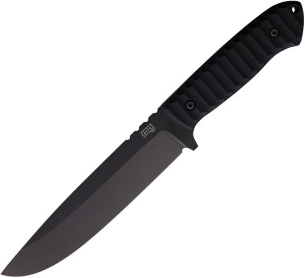 ZA-PAS Expendable Toxic Fixed Blade Black Cerakote G10 6.4in