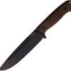 ZPKS0034 ZA-PAS Knives Expendable Fixed Blade Mic 6" Carbon Steel Brown Micarta