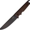 ZPKS0036 ZA-PAS Urban Tactic Fixed Blade Knife 5" Carbon Steel Brown Micarta