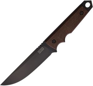 ZPKS0036 ZA-PAS Knives Urban Tactic Fixed Blade - Brown Micarta