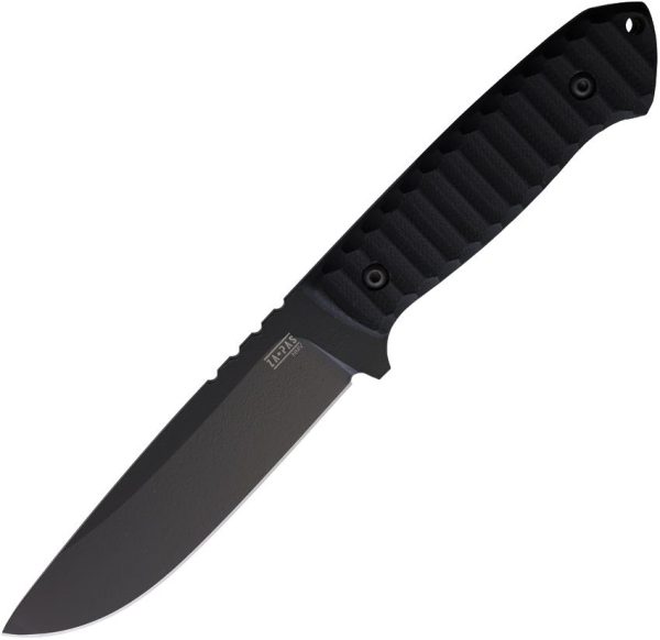 ZA-PAS Ultra Outdoor Toxic Fixed Blade Knife 5" Black G10