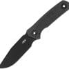 Zero Tolerance 0004 Fixed Blade Knife 4.25" Black Micarta w/ Sheath