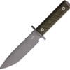 ZT0006 Zero Tolerance Fixed Blade 6" CPM-3V Gray Cerakote OD Green G10