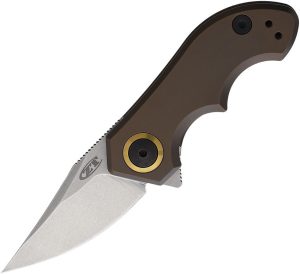 Zero Tolerance 0022 Bronze Titanium - Framelock Pocket Knife