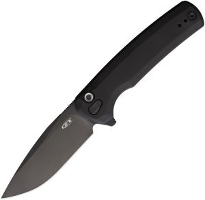Zero Tolerance 0044 Black Ti S45VN Folding Knife Button Lock