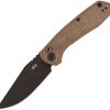 Zero Tolerance 0512 Auto Button Lock Folding Knife Brown