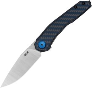 Zero Tolerance Framelock CF MagnaCut Folding Knife Blue