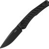 ZT0556BLK Zero Tolerance 0556 Button Lock Folding Knife Black 3.38" Blade