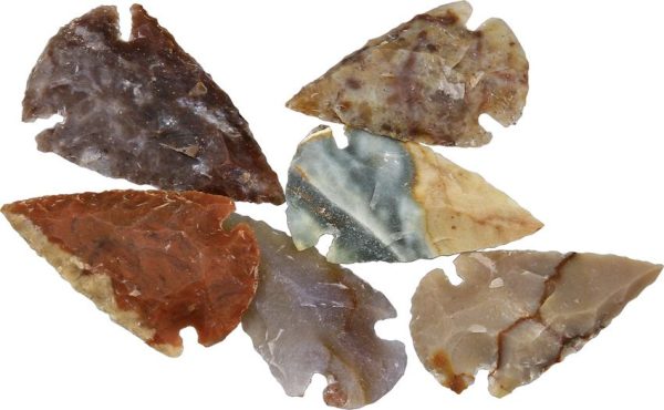 Arrowhead Assortment Small 1.5 inch Agate Mixed