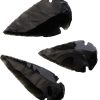 Arrowhead Black Obsidian 3089002 Bulk 100 Assorted Arrowheads
