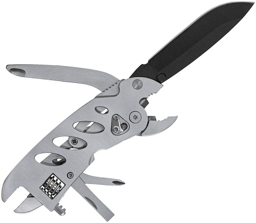 ABKT Tac 4.75" Stainless Multi-Tool with Pliers, Wire Cutter, Wrench and Blade