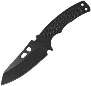 ABKT TAC Recon Ops Neck Knife - Black Oxide Tanto