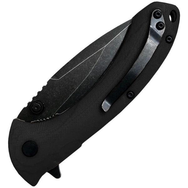ABKT Tac Protector II Linerlock Black G10