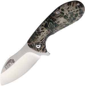 ABKT Tac Grunt Linerlock Camo 8Cr13MoV