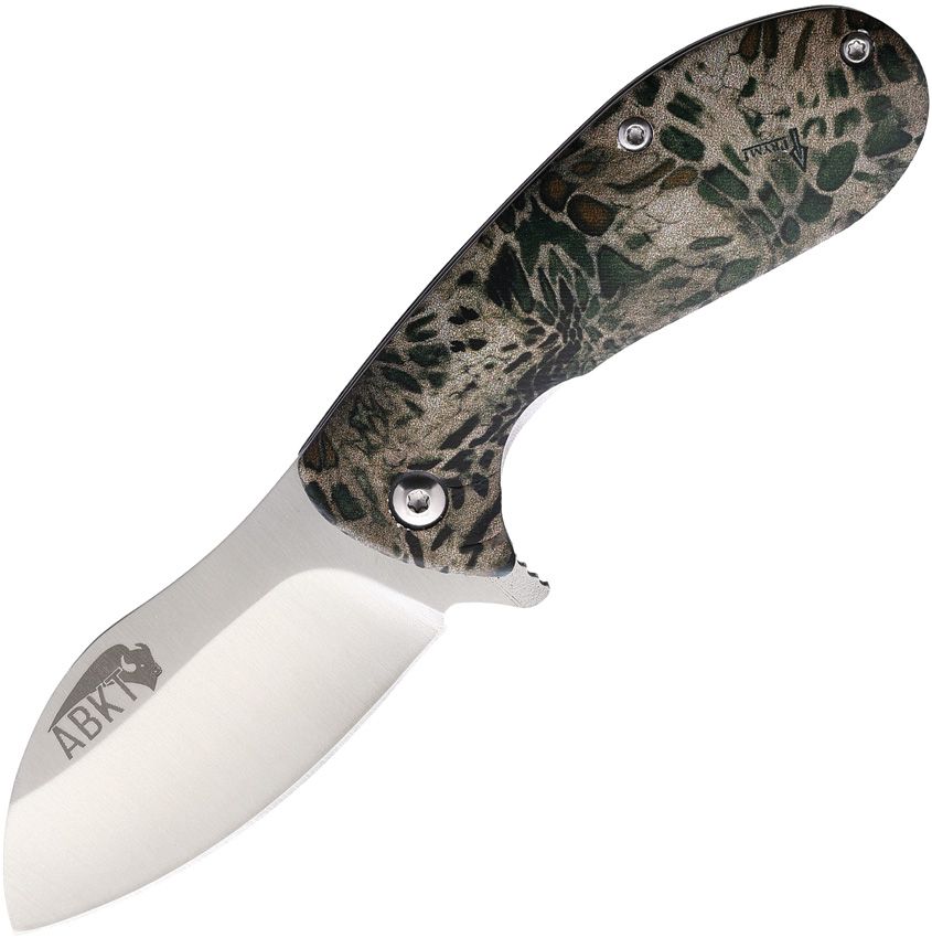 ABKT Tac Grunt Linerlock Camo 8Cr13MoV