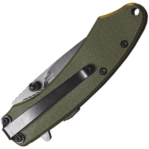 ABKT Tac Ember Linerlock A/O Green G10