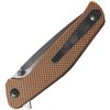 ABKT TAC Catalyst Linerlock Tan G10 D2 Blade