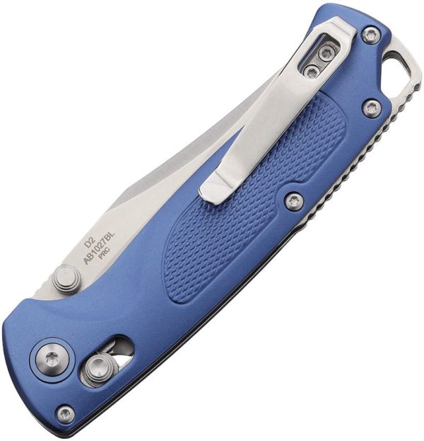AB1027BL_add_01.jpg ABKT Tac AB1027BL Siege Slide Lock Blue Folding Knife D2 Steel