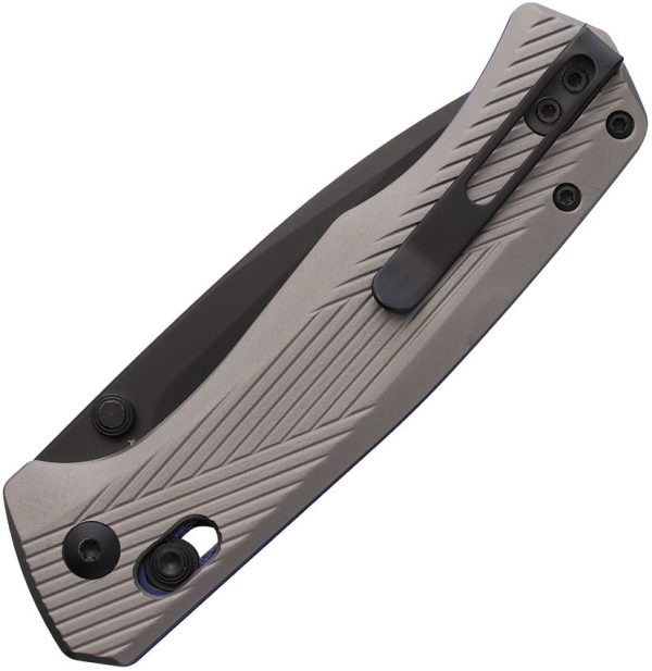 ABKT Tac AB1028BL Interlace Slide Lock Folding Knife D2 Steel