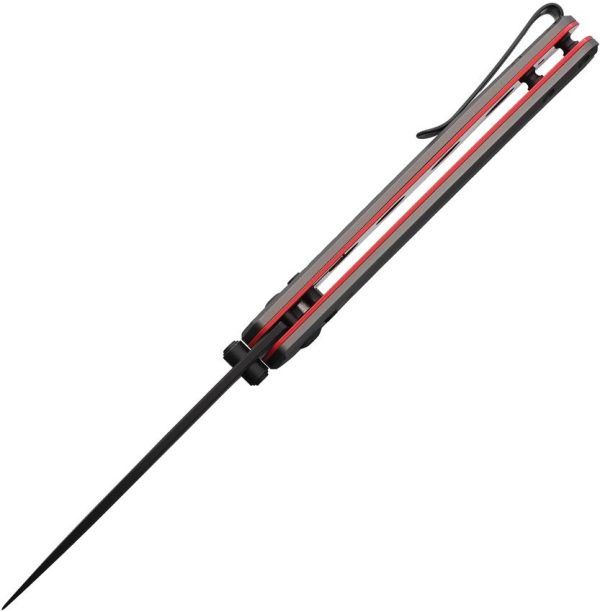 ABKT Tac AB1028R Interlace Slide Lock Folding Knife D2 Steel