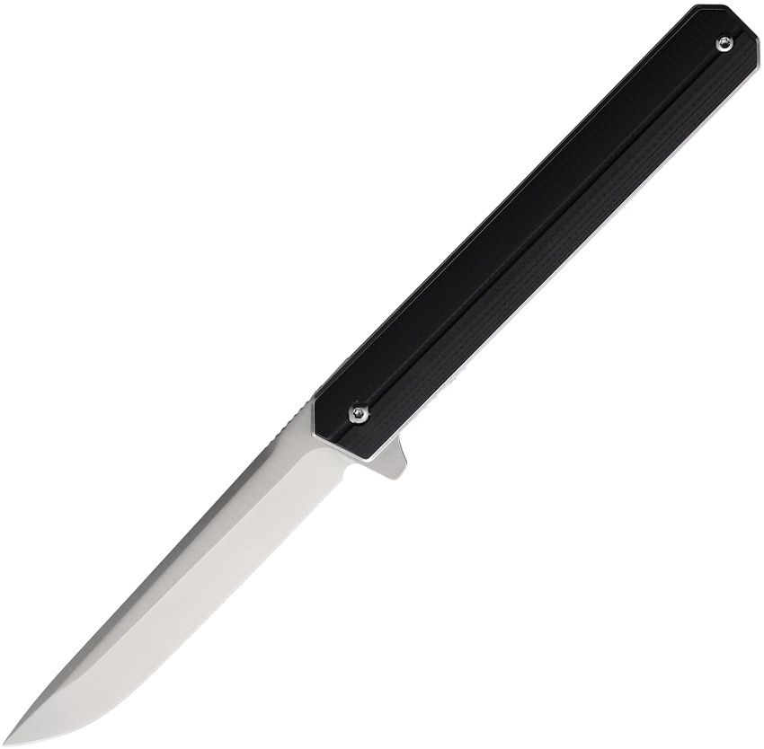 ABKT TAC Kambo Linerlock Folding Knife D2 Black G10