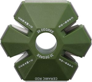 AB1063G.jpg ABKT Wedge Multi Sharpener - Green Carbide Ceramic