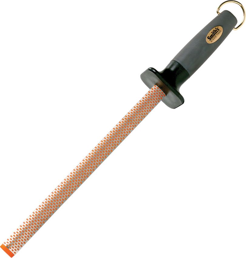 Smith's 10" Diamond Sharpening Steel with Safety Guard