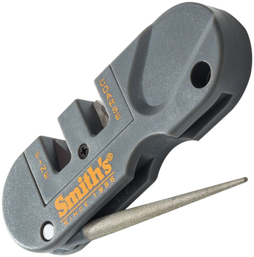 Smith's Sharpeners Pocket Pal 3 1/4" Knife Sharpener w/ Carbide & Ceramic