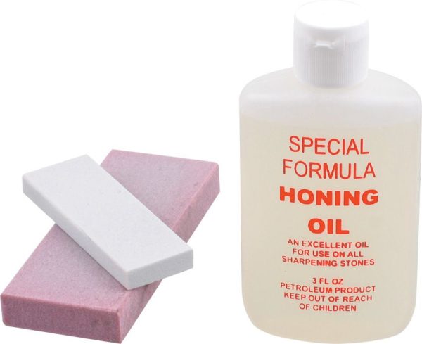 Sharpeners Honing Kit with Soft & Hard Arkansas Stones