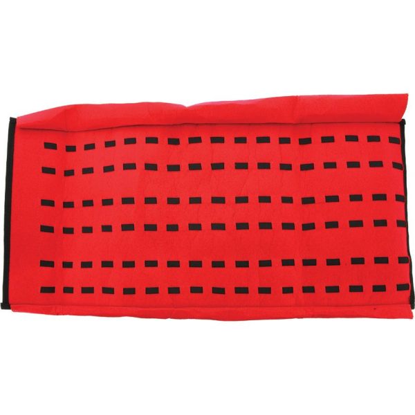 Carry All Knife Roll 51-Knife Black Red Felt