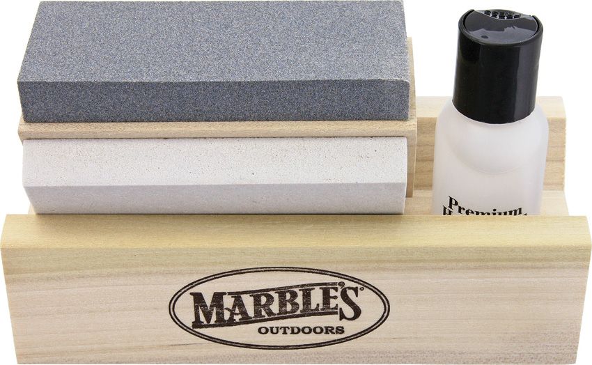 Tri Hone 4 inch Sharpening Stone Set with Honing Oil