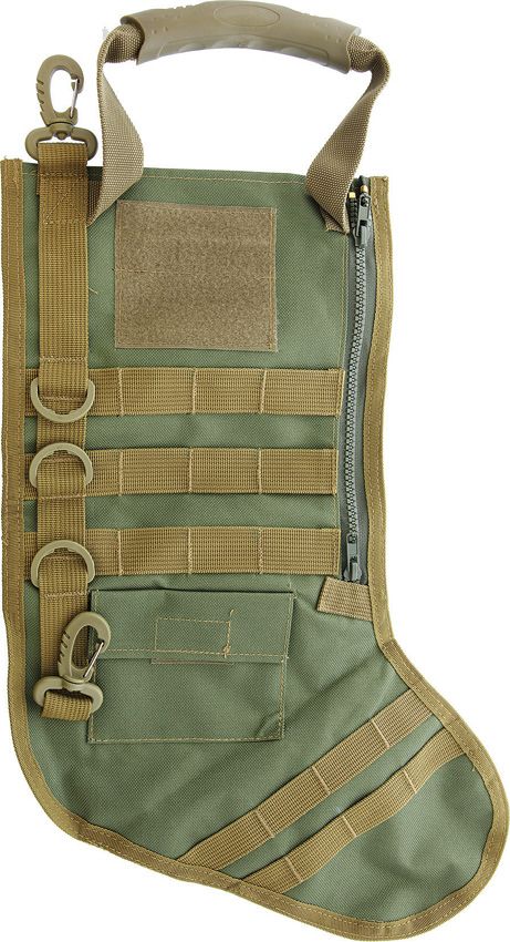 Carry All Tactical Stocking 17 inches OD Green MOLLE