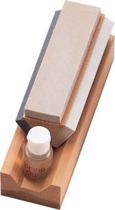 Sharpeners Tri Hone 6 inch Knife Sharpening Stone Block USA