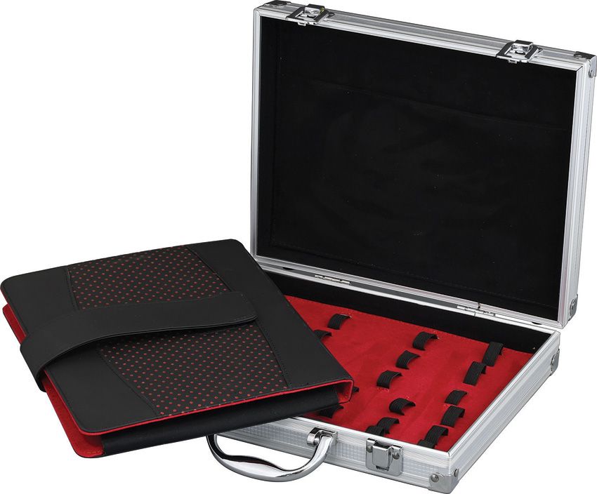 Carry All Aluminum Knife Briefcase for 15 Folding Knives