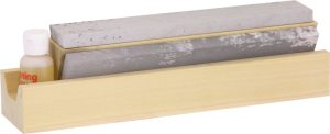 AC23.jpg Sharpeners Tri Hone 10 in Whetstone Set Rotating Block USA