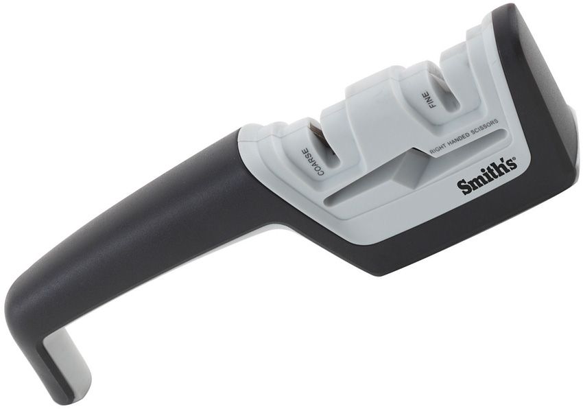Smith's Sharpeners Pro 2-Stage Manual Knife Sharpener with Scissor Slot