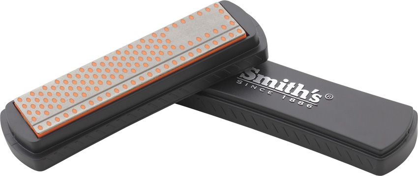 Smith's 4" x 1" Diamond Sharpening Stone 750 Fine Grit Orange