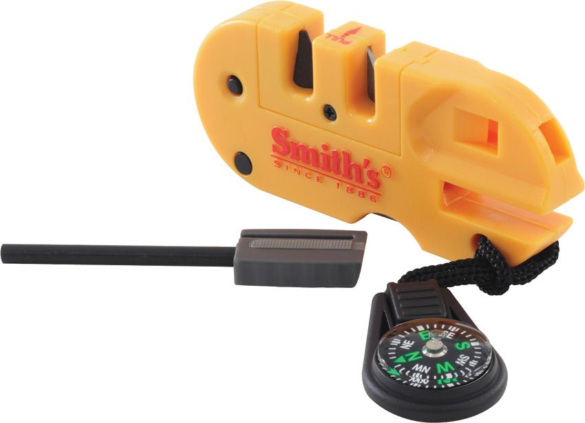 Smith's Sharpeners Pocket Pal X2 Multi-Tool Sharpener w/ Whistle