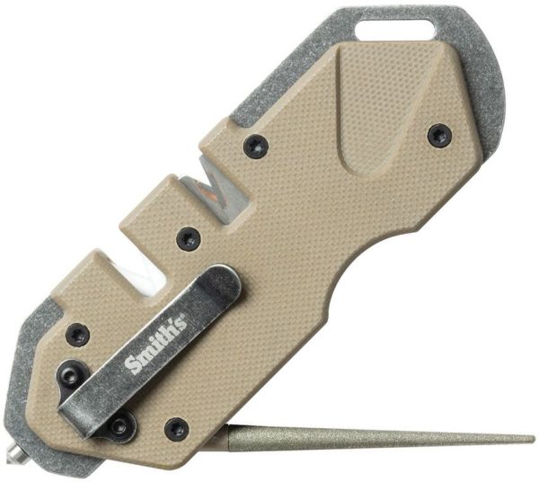 Smith's PP1 Tactical Sharpener Desert Tan - G10 Handle